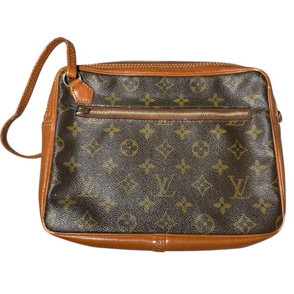 LOUIS VUITTON LV Vintage Pochette Sport Monogram Cosmetic Makeup Clutch Bag